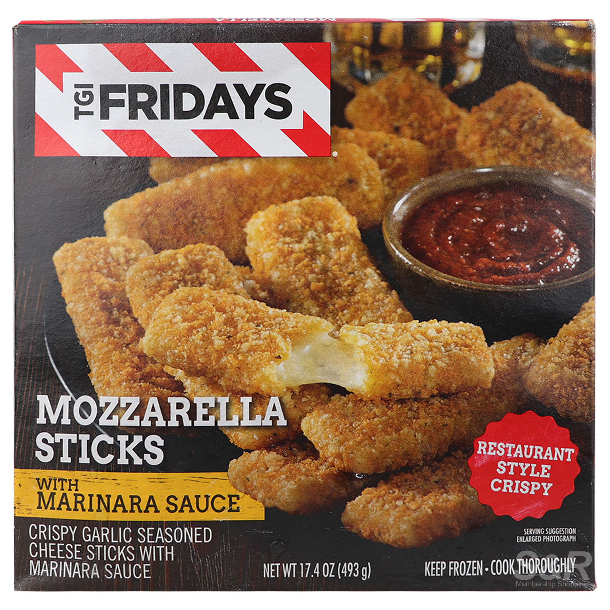TGI Fridays Mozzarella Sticks with Marinira Sauce 493g